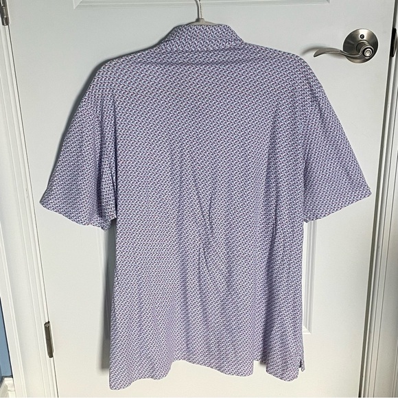 Peter Millar Men’s Birds of Paradise Aqua Cotton Polo Shirt - 35368 - Picture 6 of 13